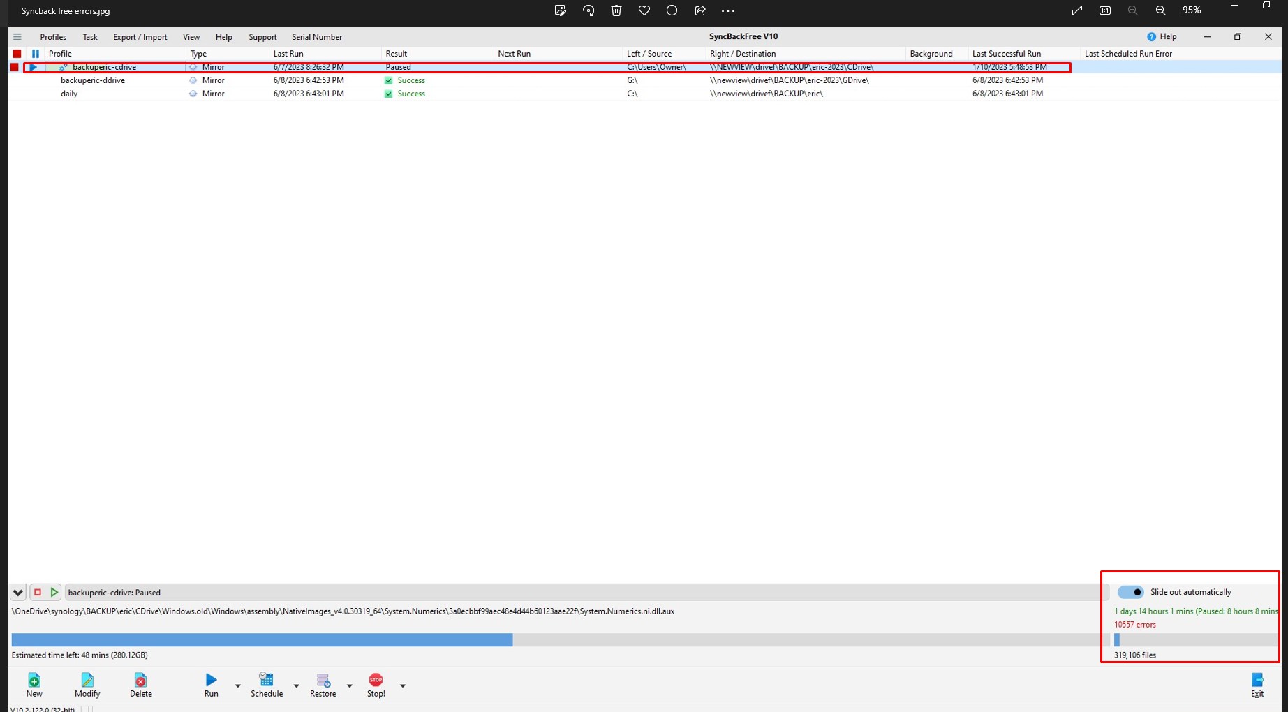 Syncback free errors.jpg