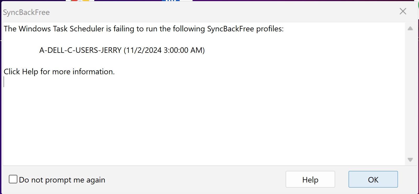 SyncBackFree Error.jpg